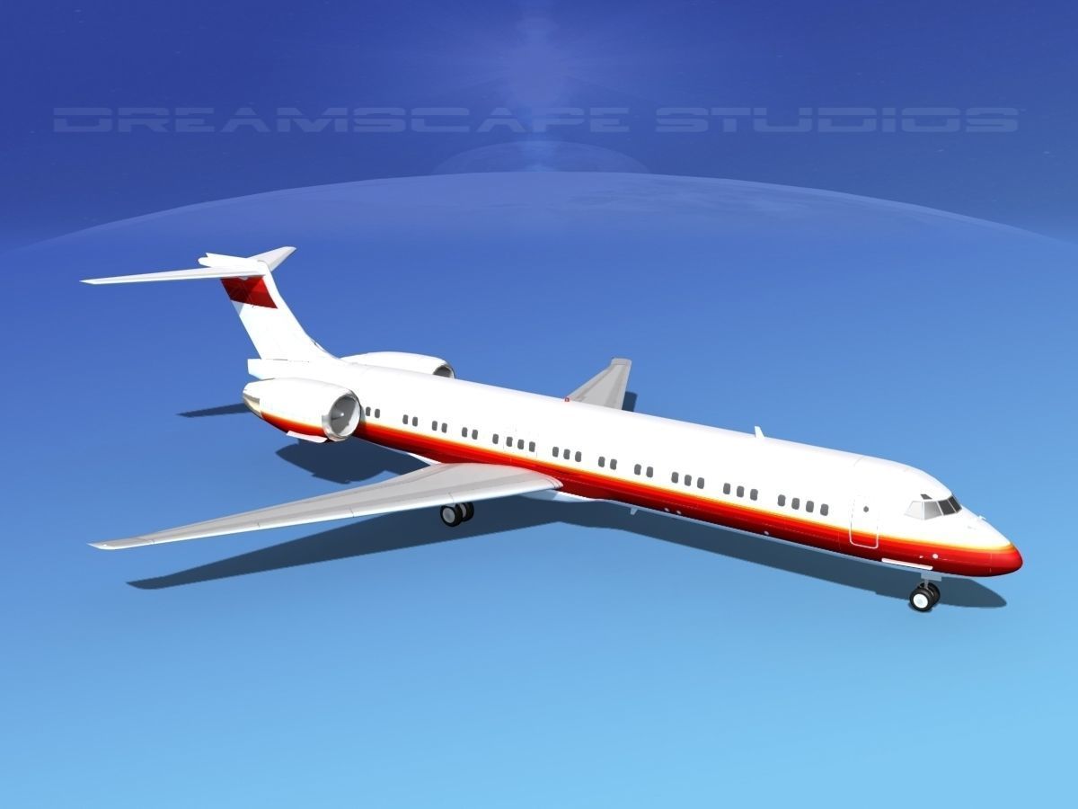 McDonnell Douglas MD-87 Corporate 12 3D model_7