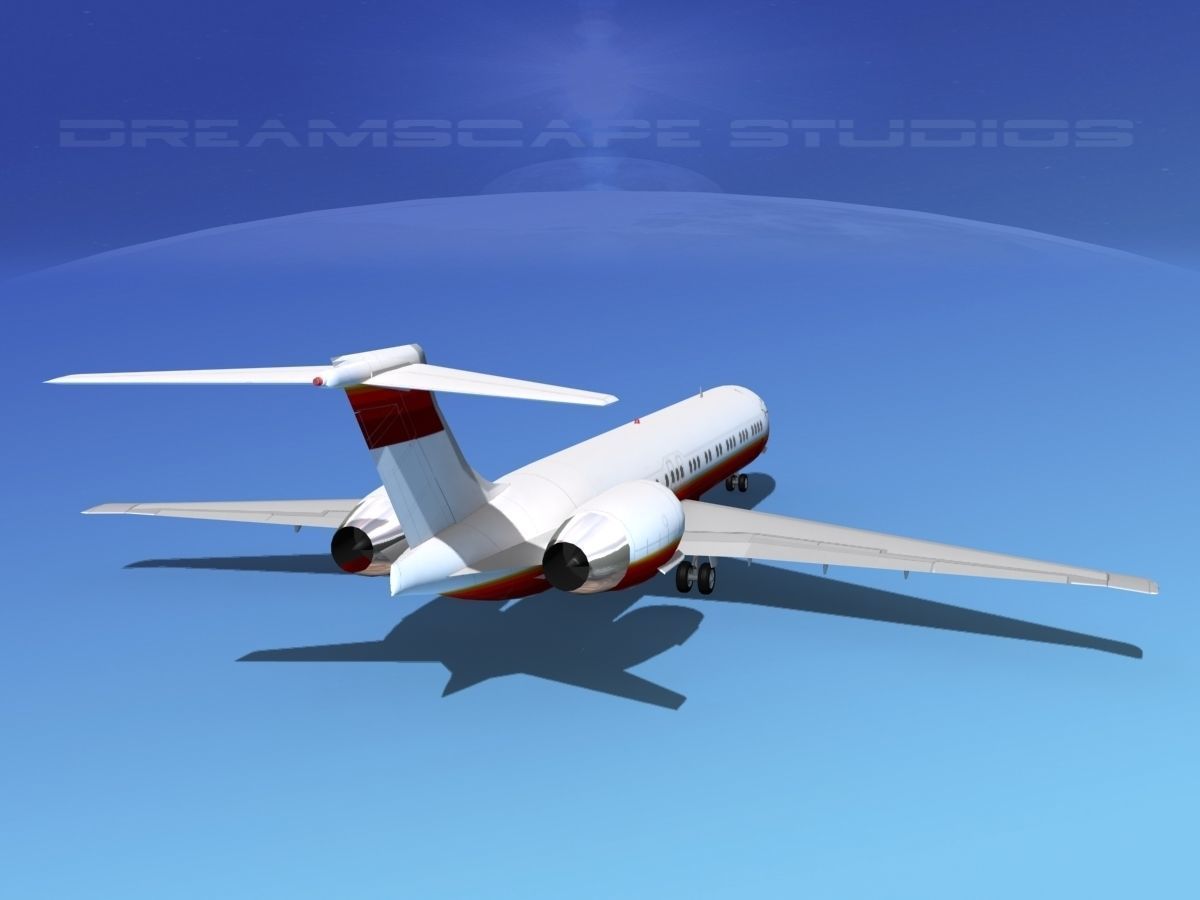 McDonnell Douglas MD-87 Corporate 12 3D model_4