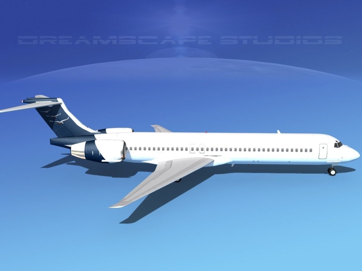 McDonnell Douglas MD-87 Corporate 13 3D model_6