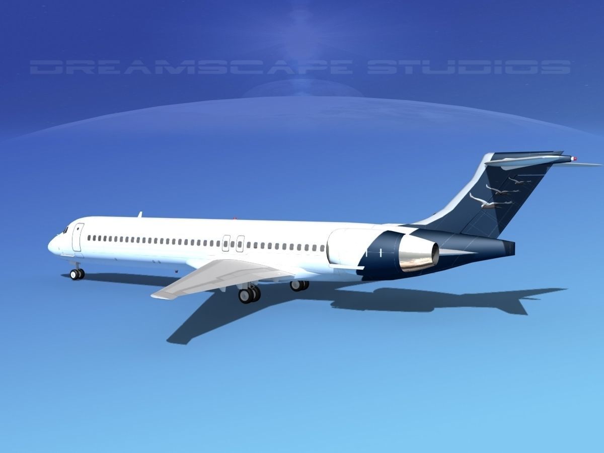 McDonnell Douglas MD-87 Corporate 13 3D model_2