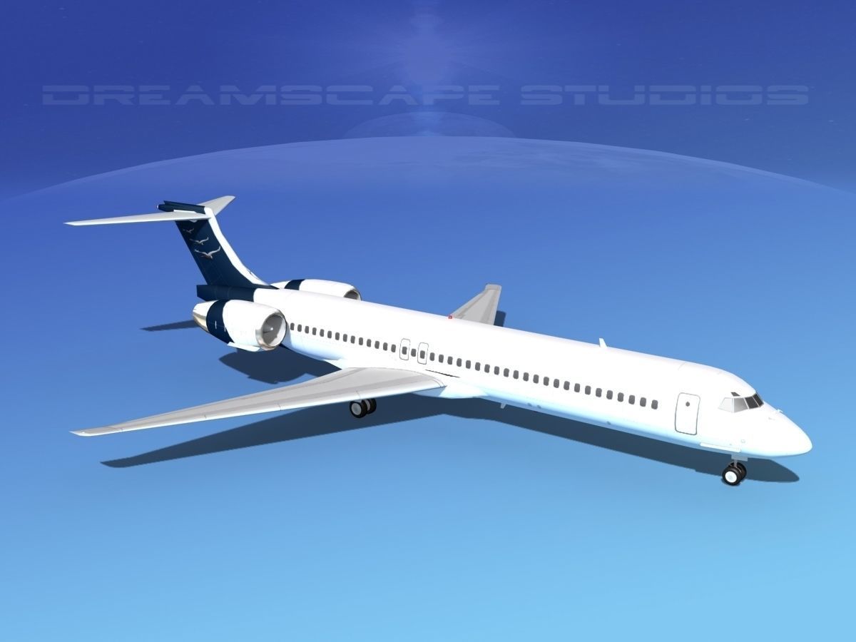 McDonnell Douglas MD-87 Corporate 13 3D model_7