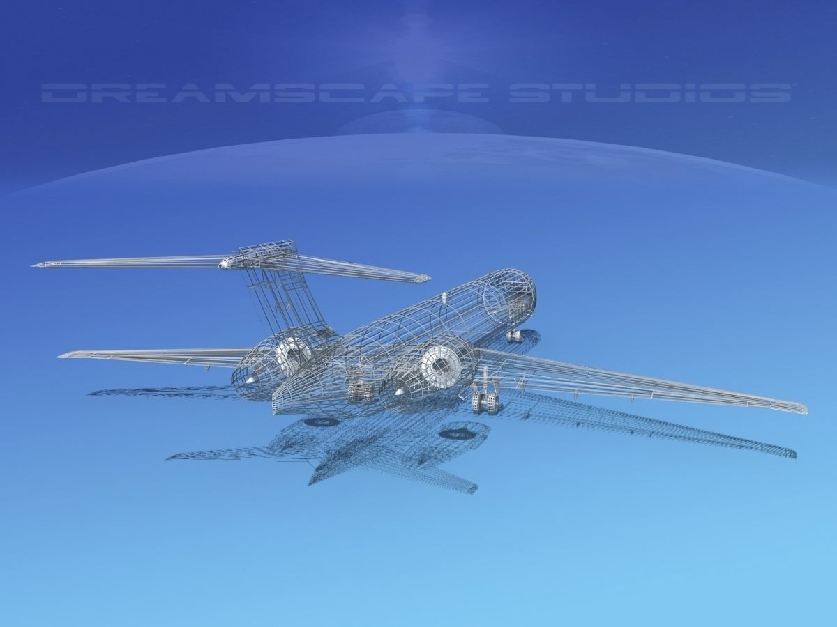 McDonnell Douglas MD-87 Corporate 13 3D model_13