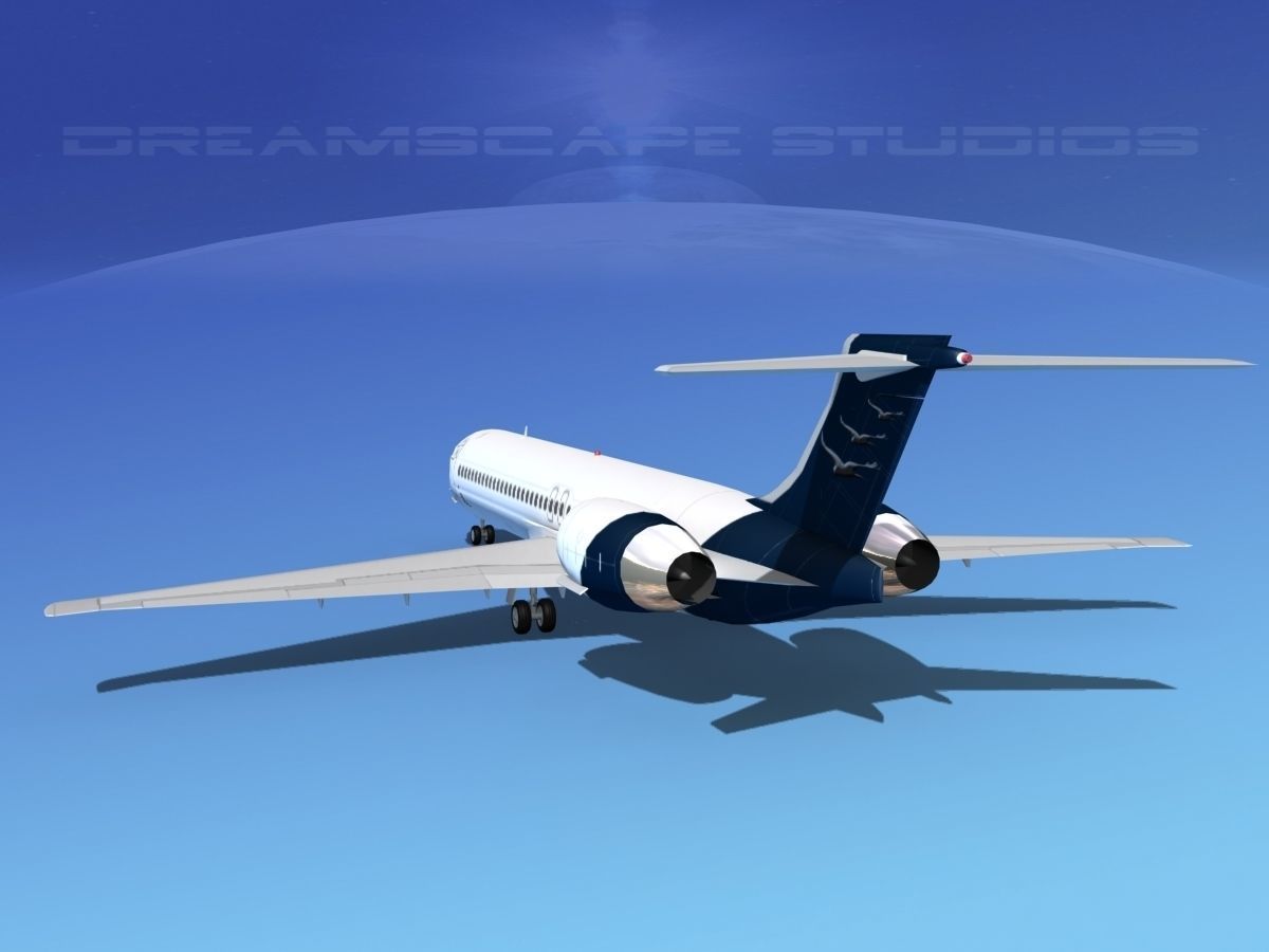 McDonnell Douglas MD-87 Corporate 13 3D model_3