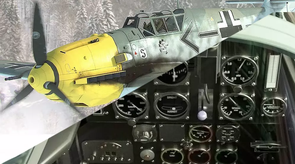 Bf109 E3 Low-poly 3D model_0