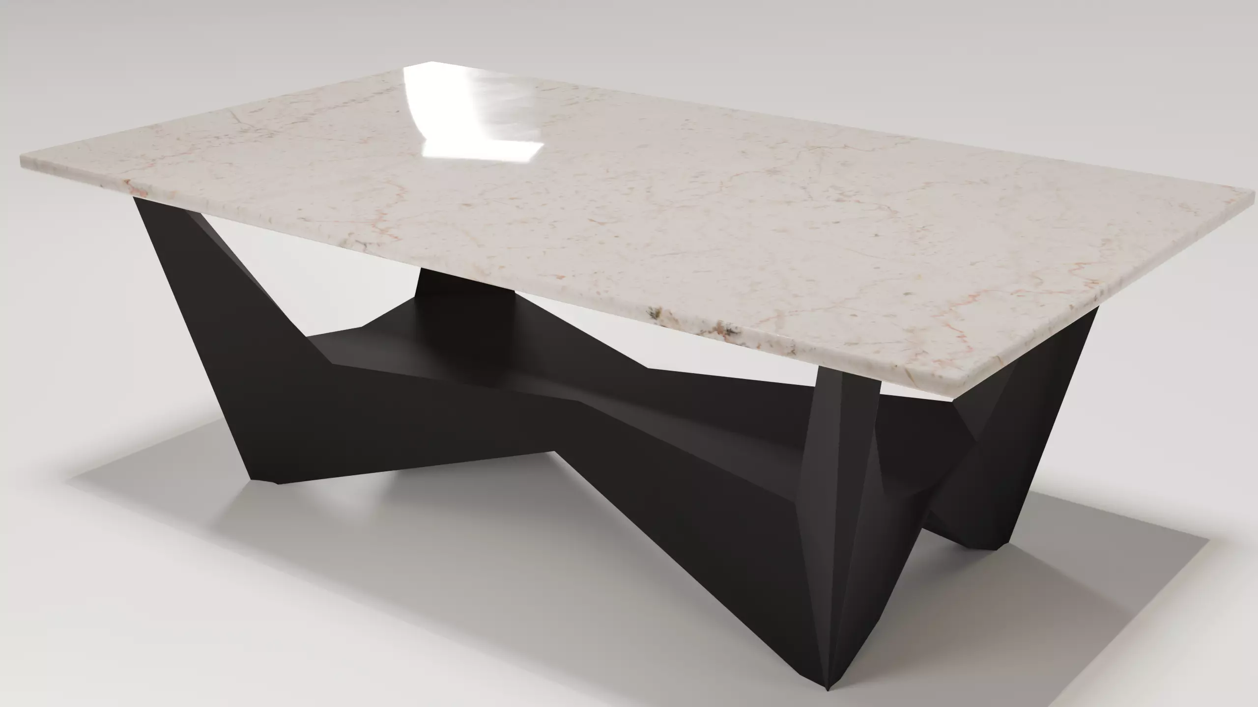 Modern Marble Table 3D Model Free Free 3D model