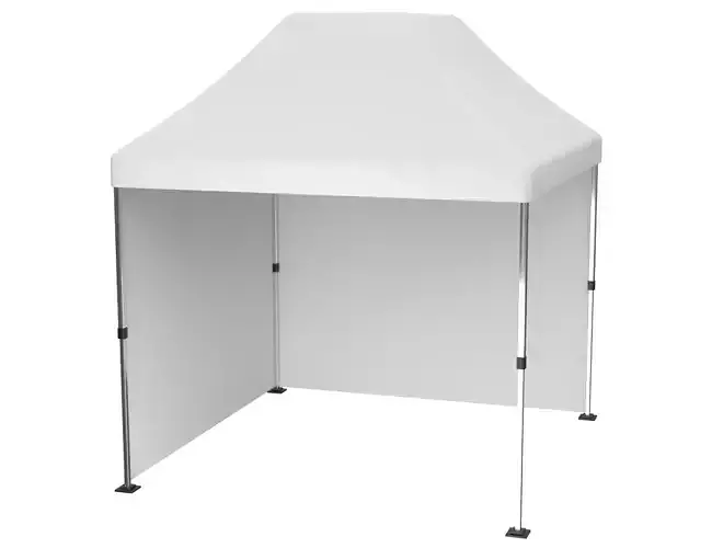 Display Tent PBR 2 Low-poly 3D model 6