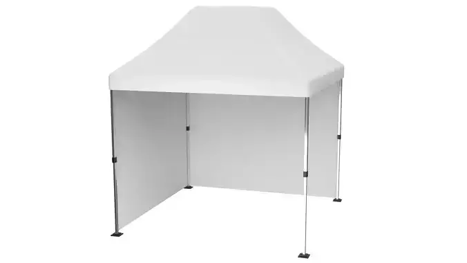 Display Tent PBR 2 Low-poly 3D model