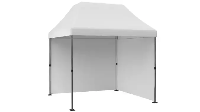 Display Tent PBR 2 Low-poly 3D model 4
