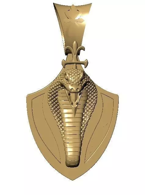 Pendants snake style 3D print model_0