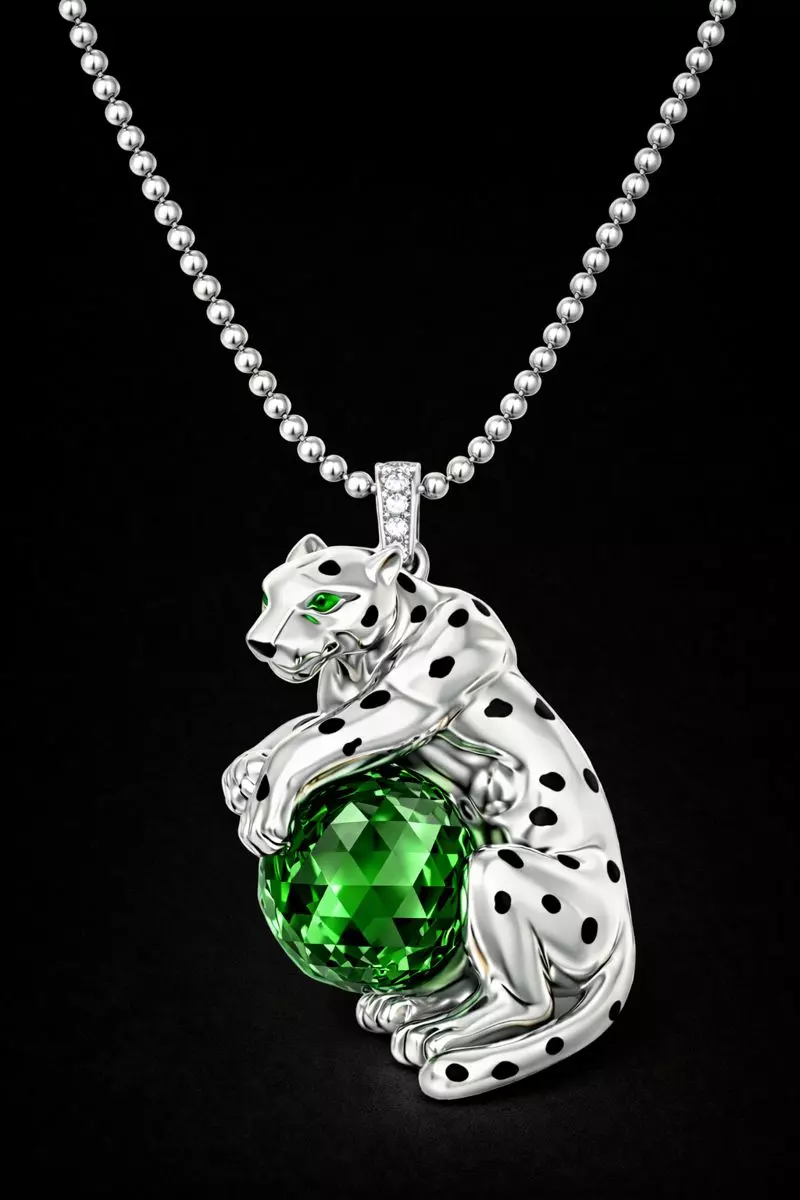 Pendant Hanging Panther Tiger Pendant Gold Pendant 3D print model