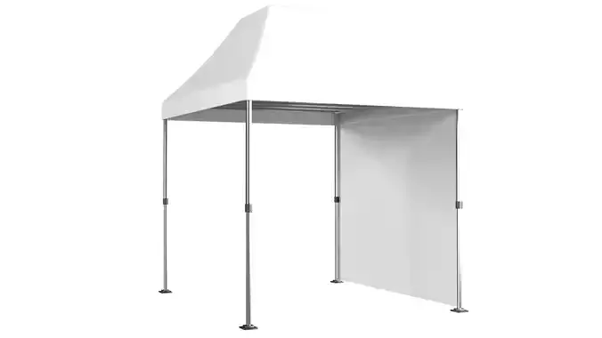 Display Tent PBR 3 Low-poly 3D model 3