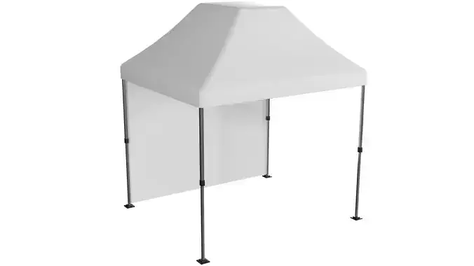 Display Tent PBR 3 Low-poly 3D model