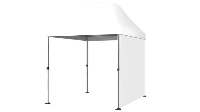 Display Tent PBR 3 Low-poly 3D model 4