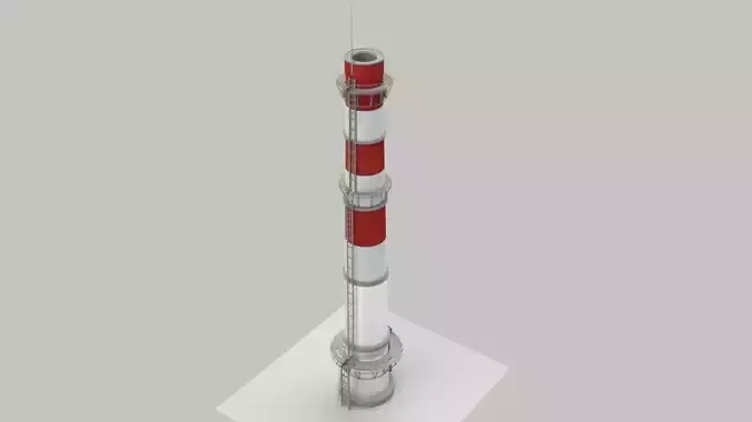 chimney-stalk power tower