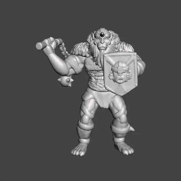 MONKIAN MINIATURE MODEL FIGURE FOR FANTASY GAMES RPG DND 3D print model