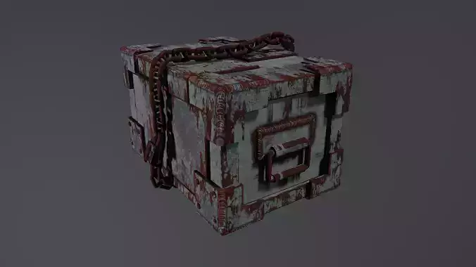 Scrap Metal Ammo Box - Post-Apocalyptic