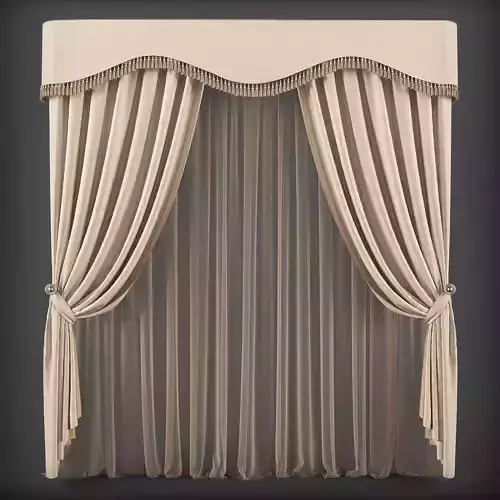 Curtain 3D model 231