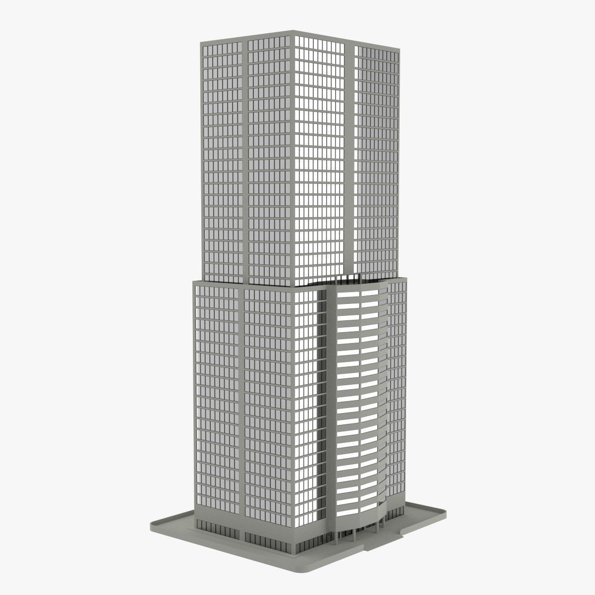 Skyscraper 3D model_2