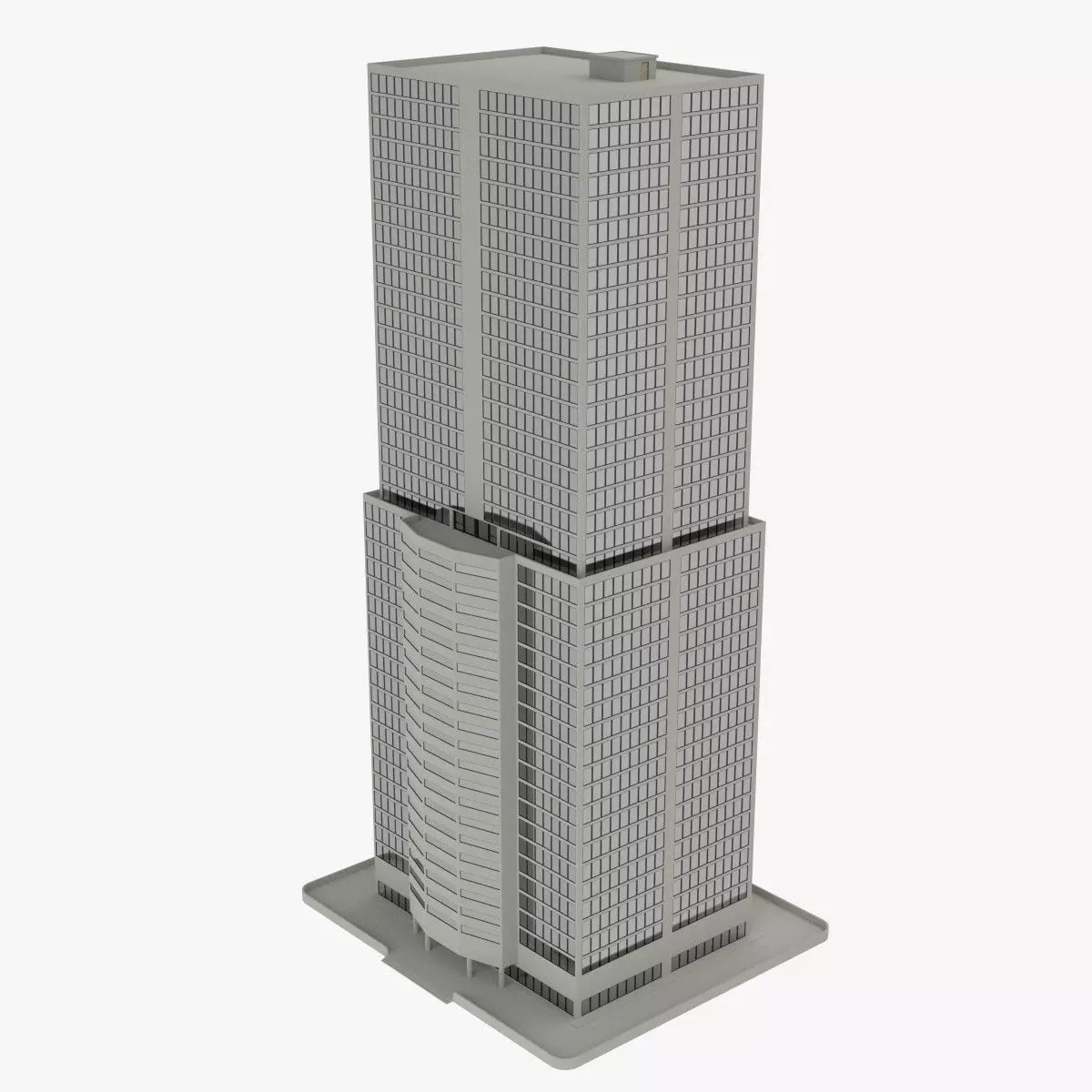 Skyscraper 3D model_0