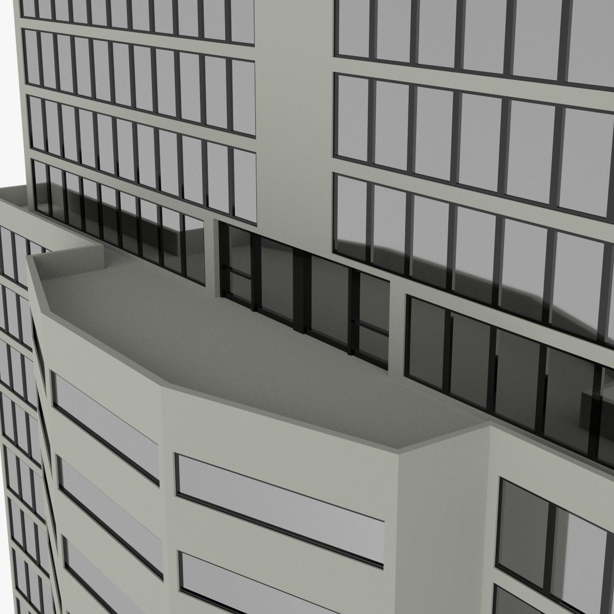 Skyscraper 3D model_6