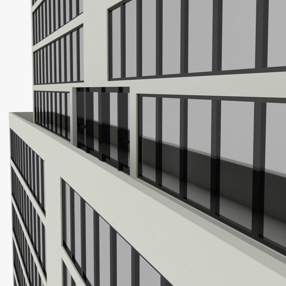 Skyscraper 3D model_8