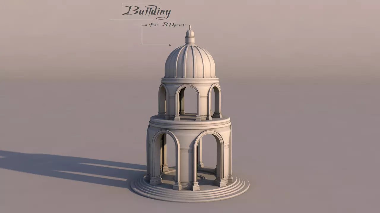 Building 3D print model