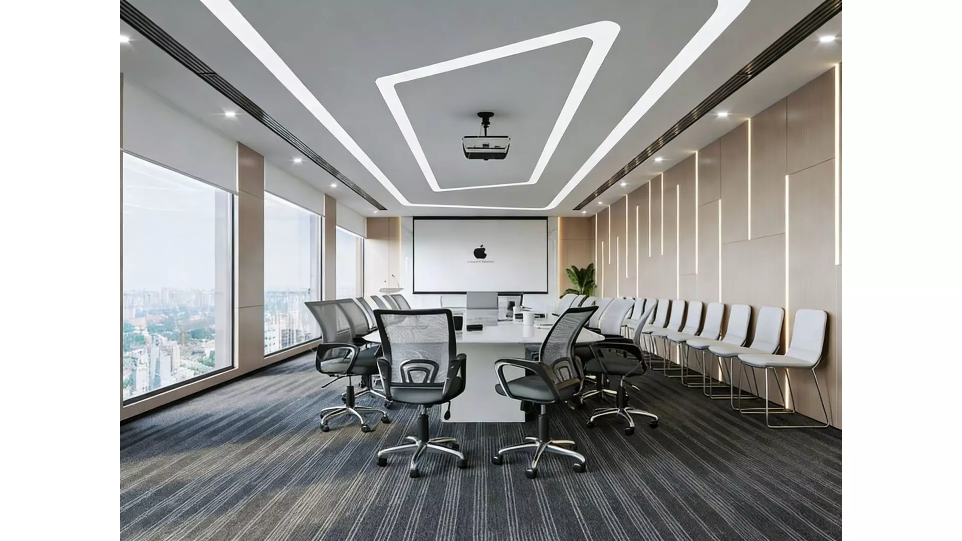 Modern Conference Room 3D model