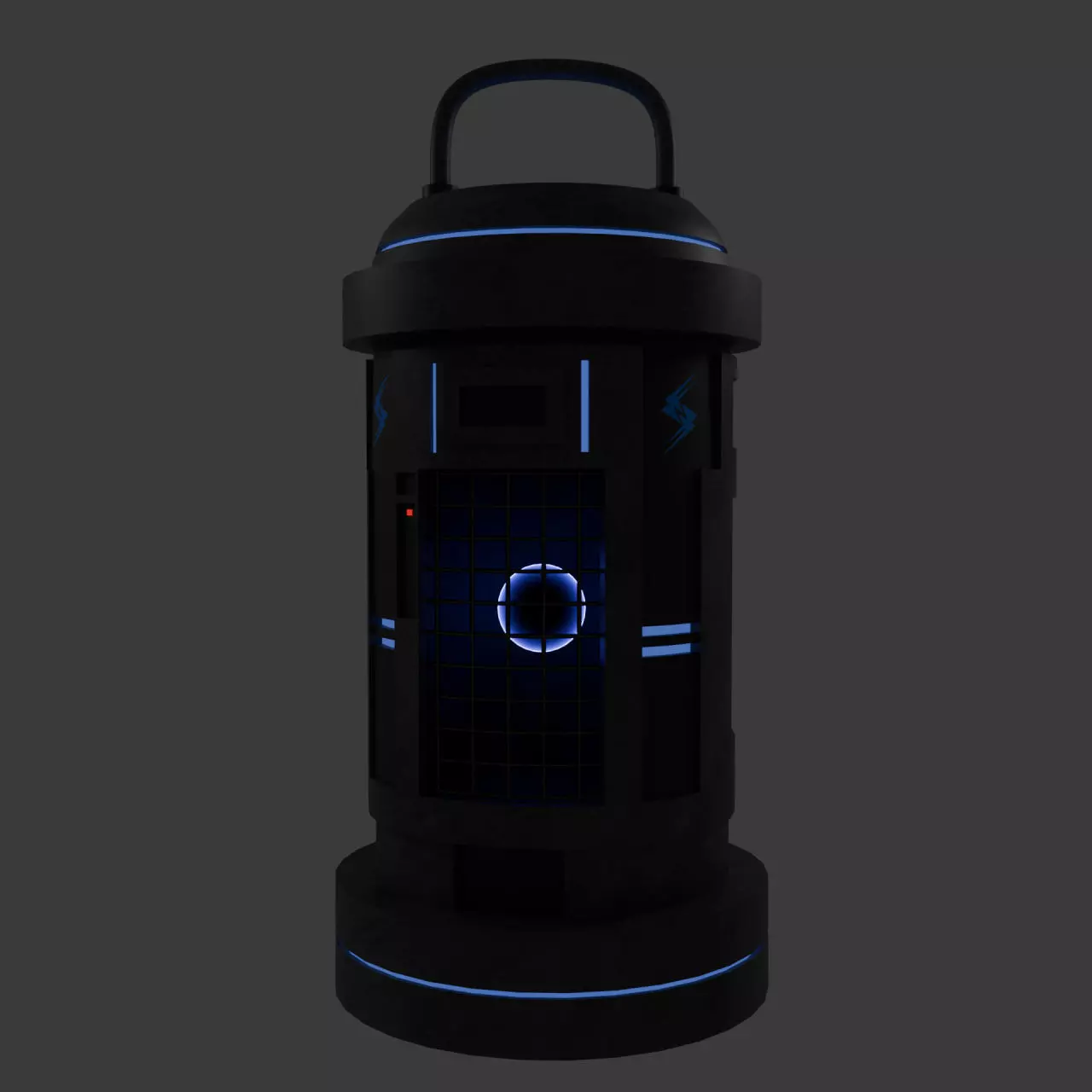 Cyberpunk Barrel Low-Poly 3D Mode Low-poly 3D model