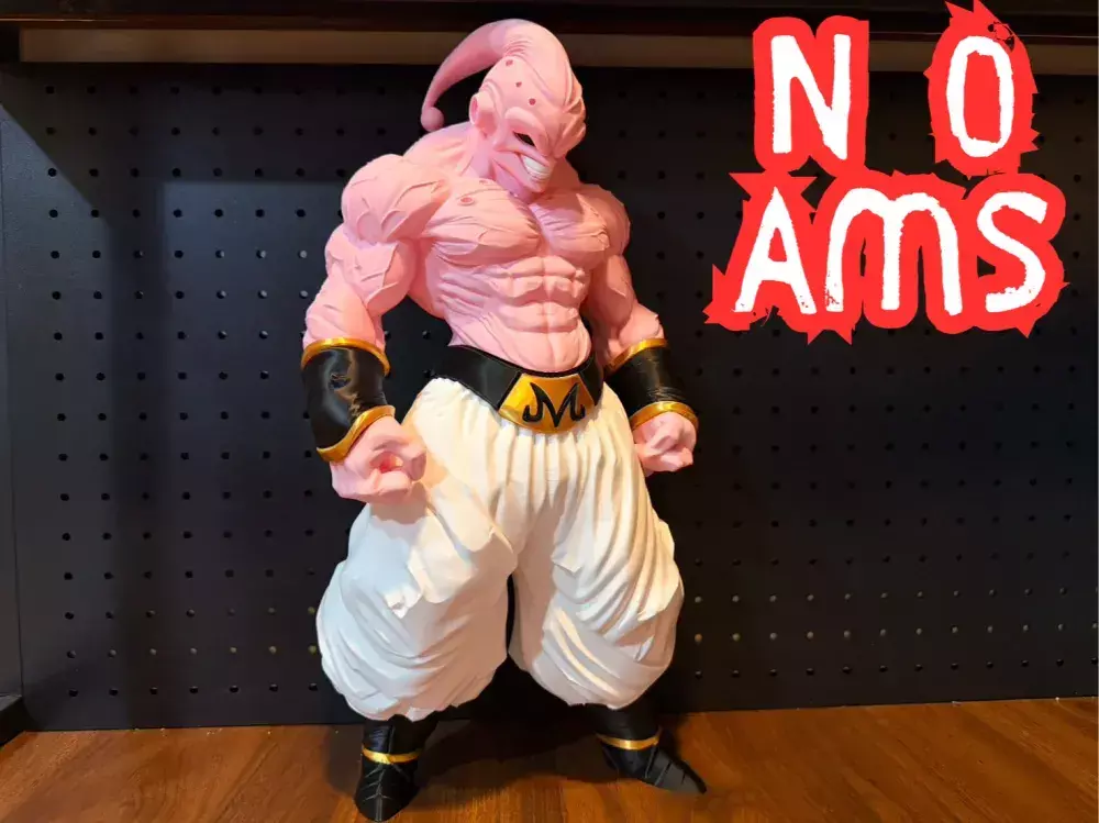 Majin Buu Realistic Multi-Colored Separate Statue Free 3D print model