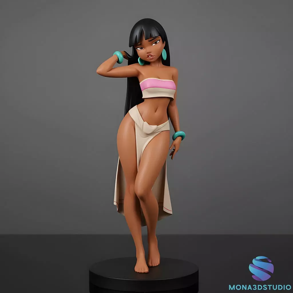Chel - The Road to El Dorado Fan Art Statue - 3D Printable STL 3D print model