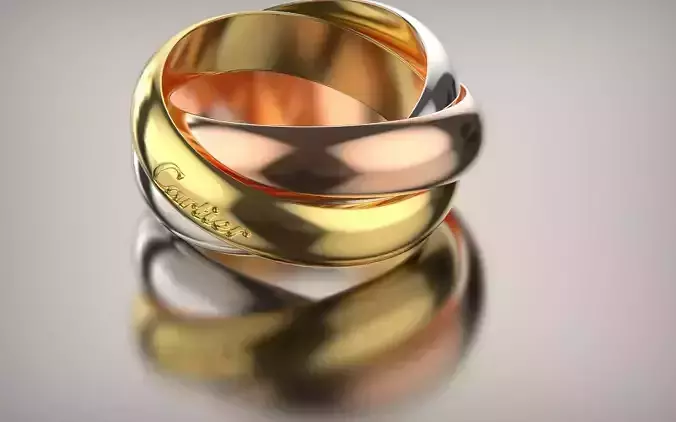 Ring Trinity 3D print model