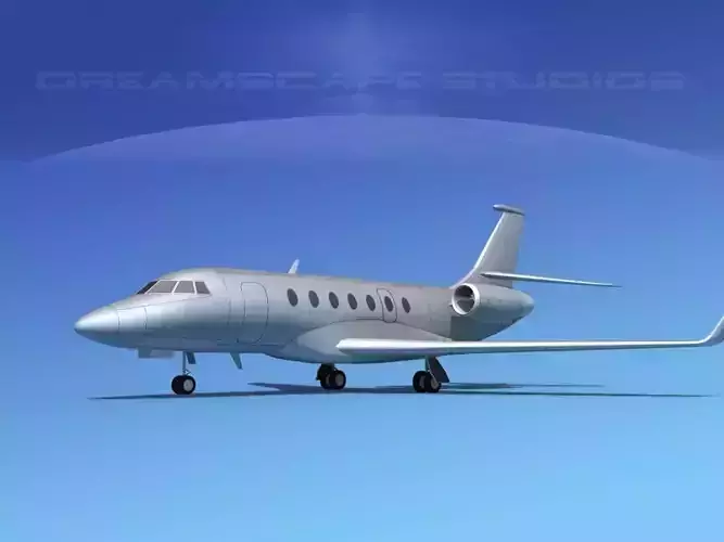 Dassault Falcon 2000 Bare Metal 3D model