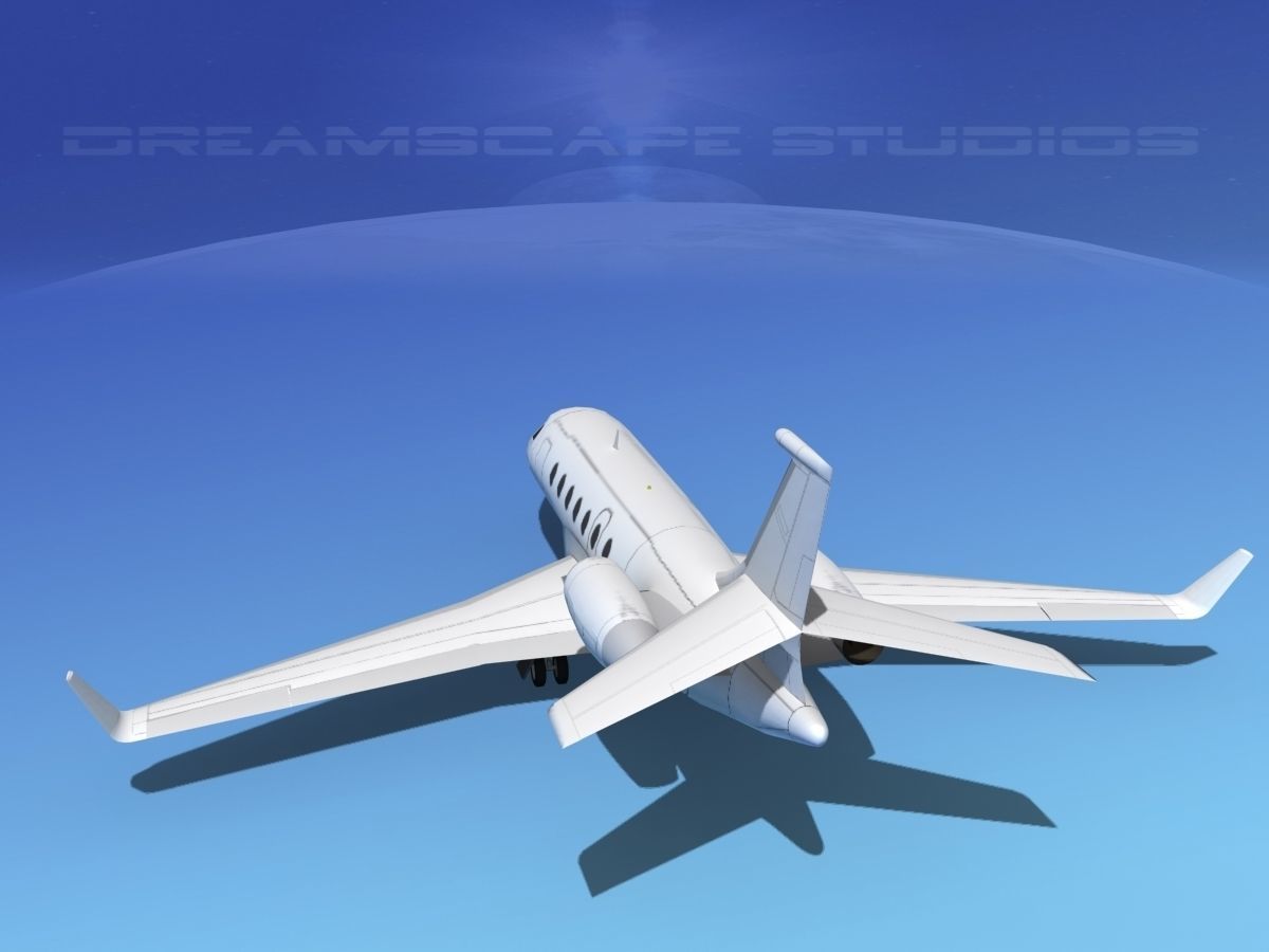Dassault Falcon 2000 V01 3D model_7
