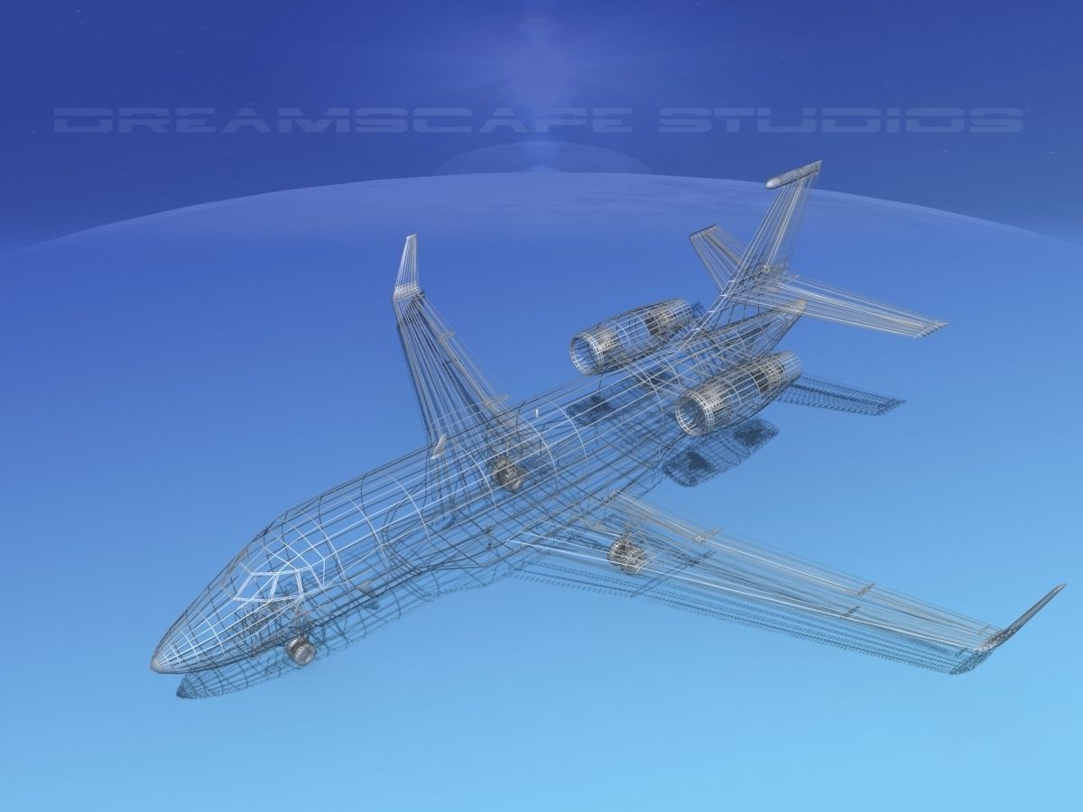 Dassault Falcon 2000 V01 3D model_15