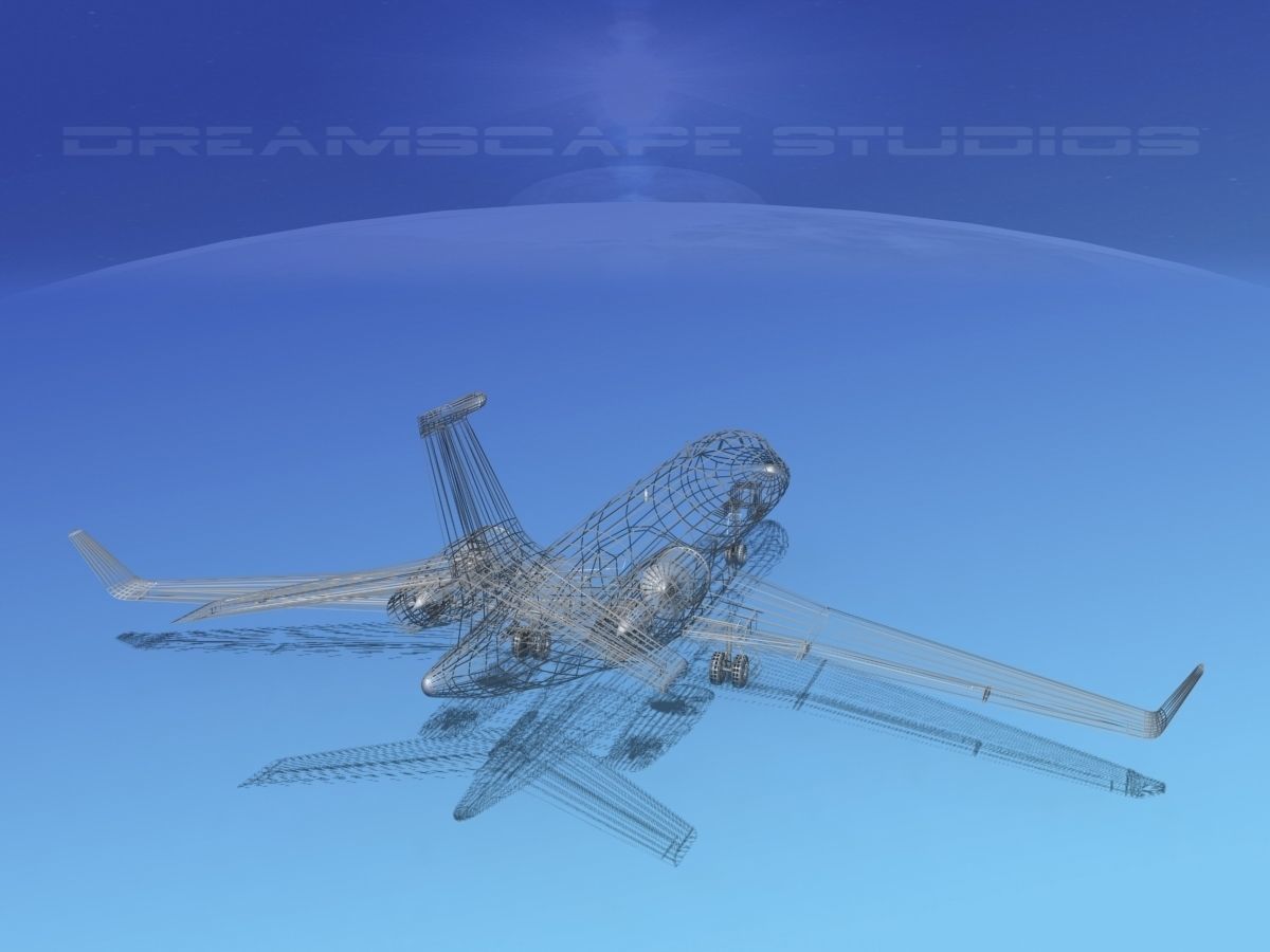 Dassault Falcon 2000 V01 3D model_11