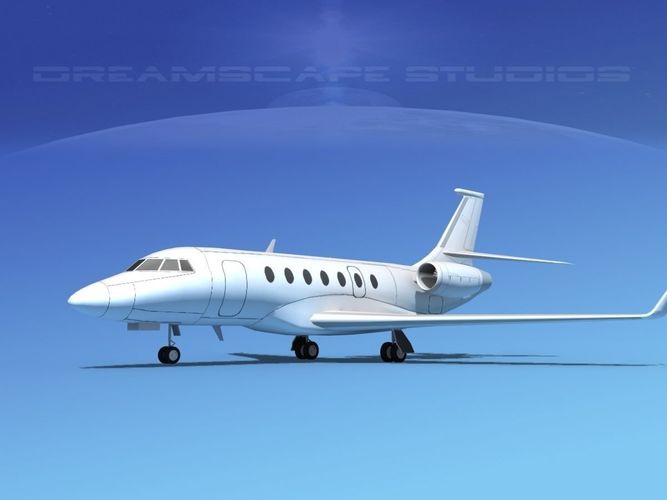 Dassault Falcon 2000 V01 3D model