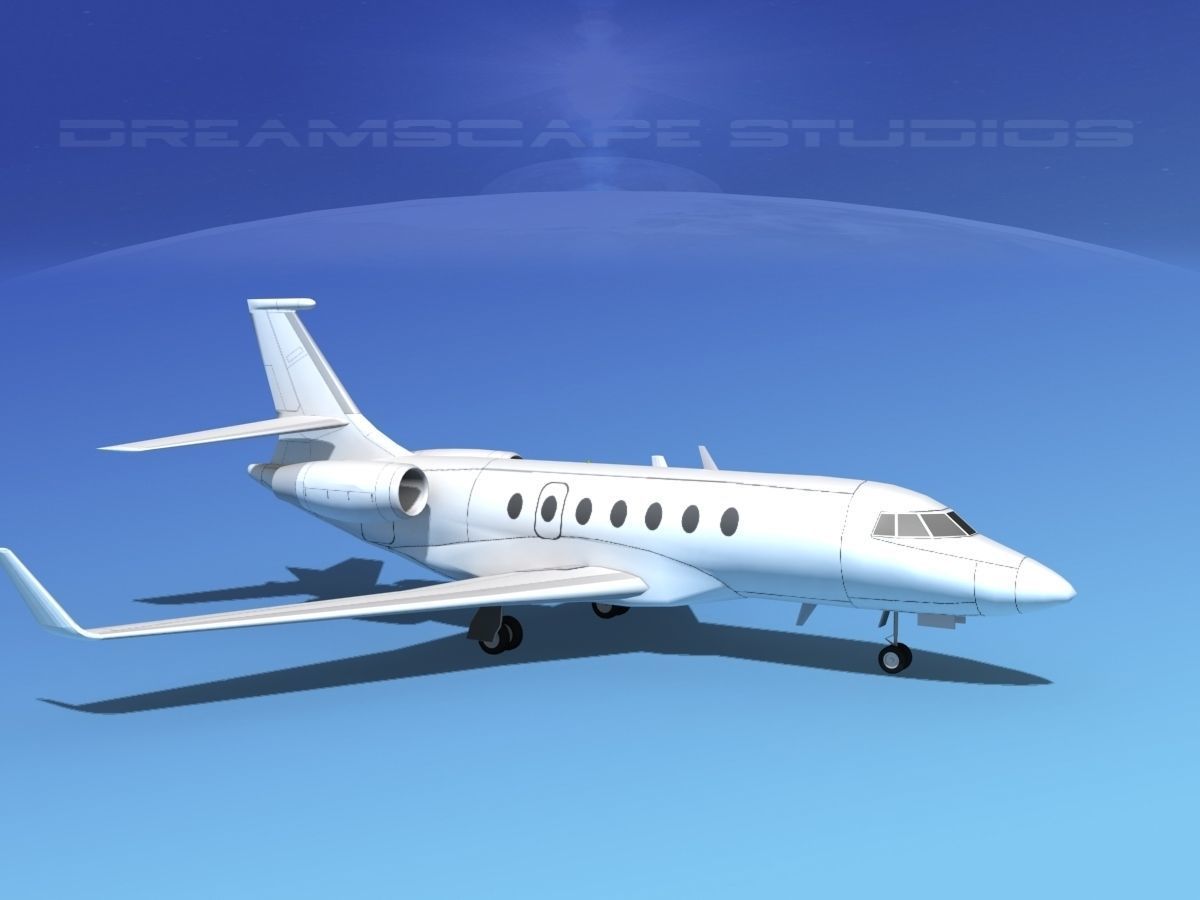 Dassault Falcon 2000 V01 3D model_3