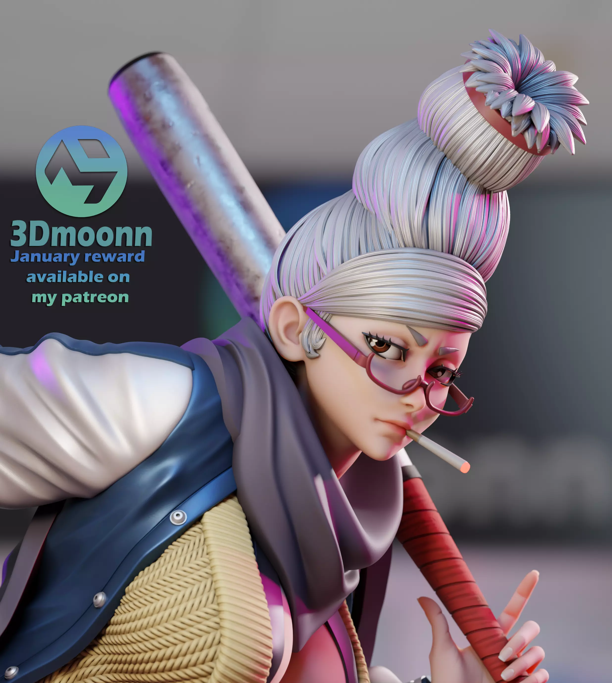 Seiko Ayase - Dandadan 3D print model