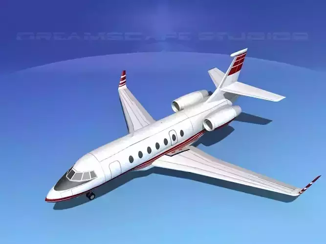 Dassault Falcon 2000 V02 3D model
