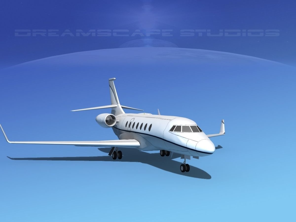 Dassault Falcon 2000 V08 3D model_2