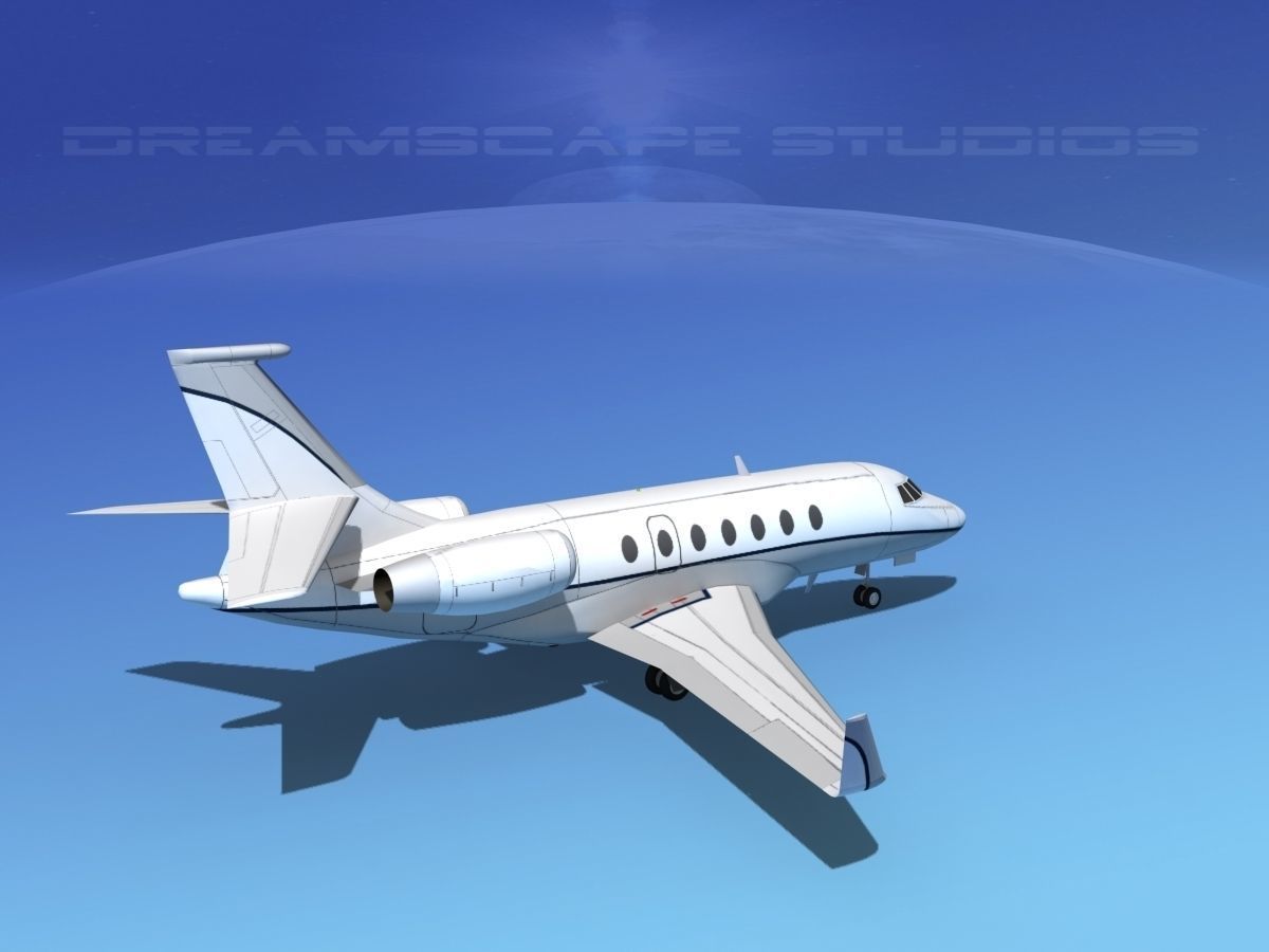 Dassault Falcon 2000 V08 3D model_5