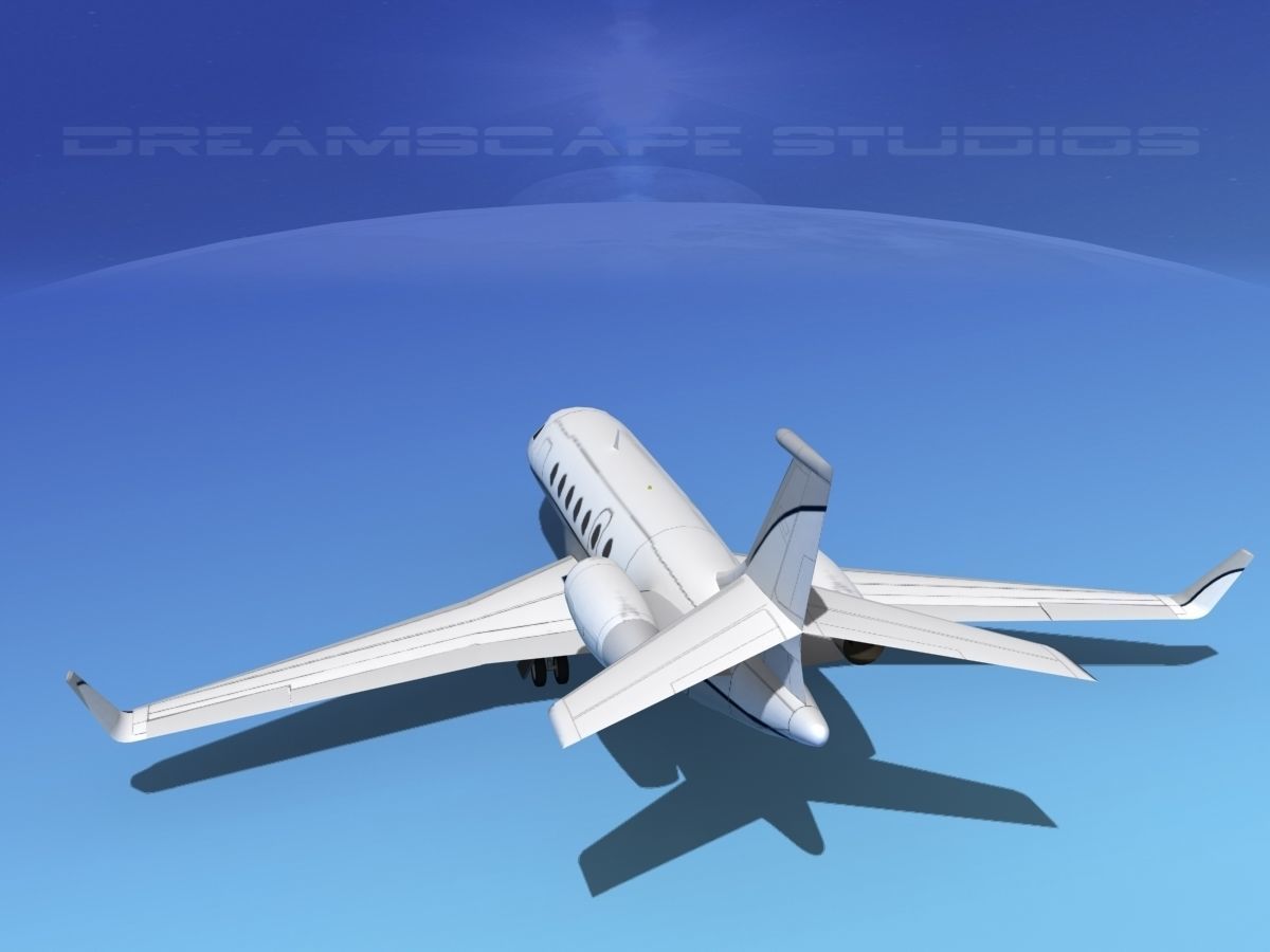 Dassault Falcon 2000 V08 3D model_7