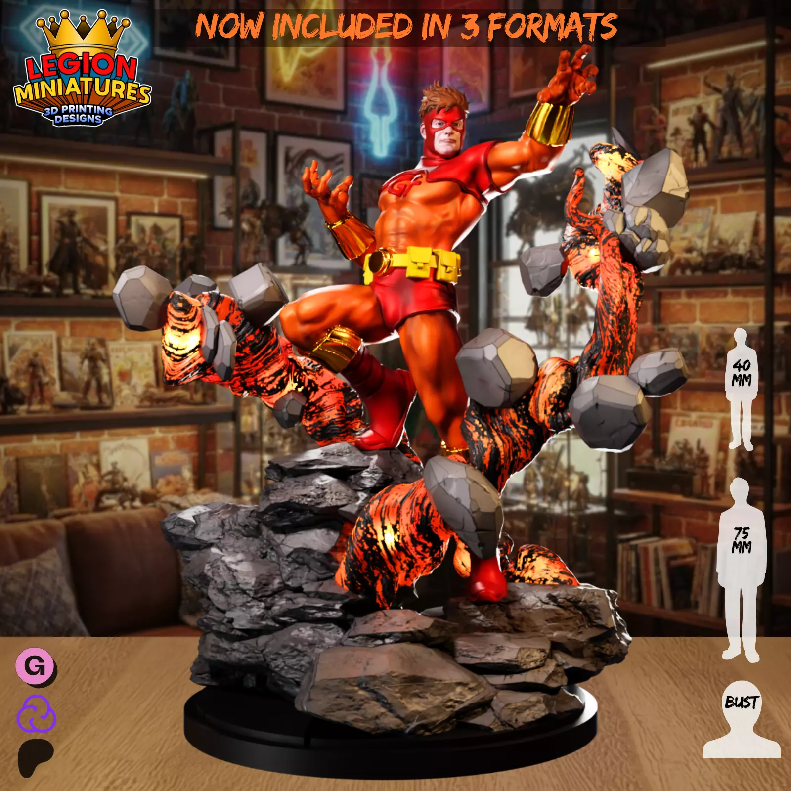 Geo Force 3D print model