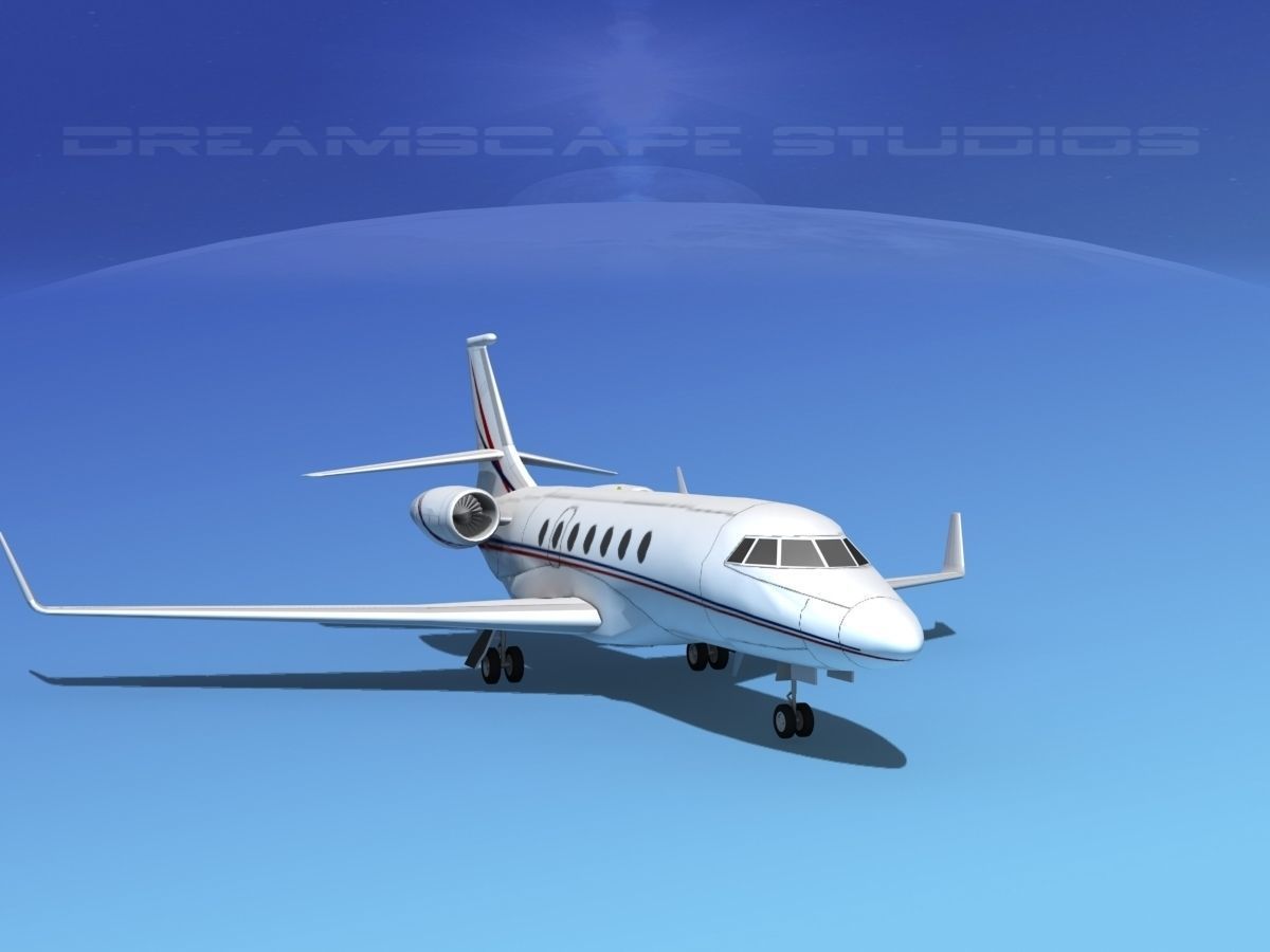 Dassault Falcon 2000 V14 3D model_2