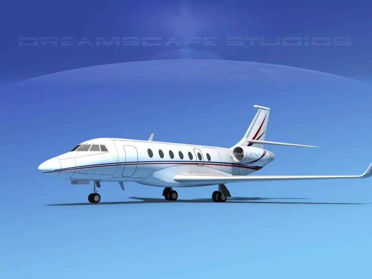 Dassault Falcon 2000 V14 3D model_0