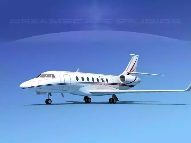 Dassault Falcon 2000 V14 3D model