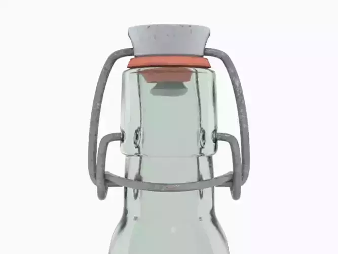 Rubber-sealed bottle 50CL 3D model