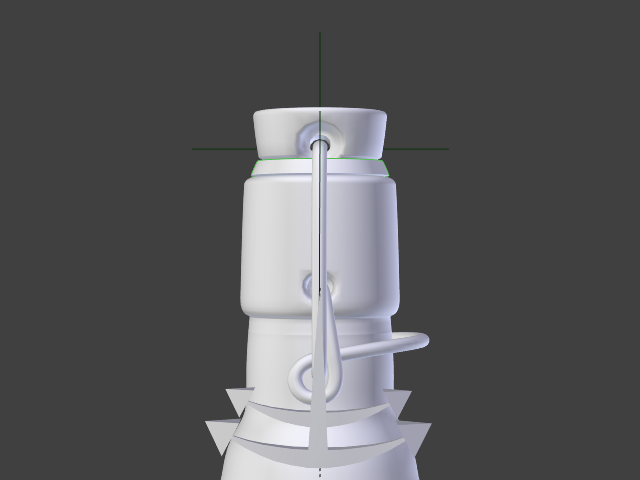 Rubber-sealed bottle 50CL 3D model_6