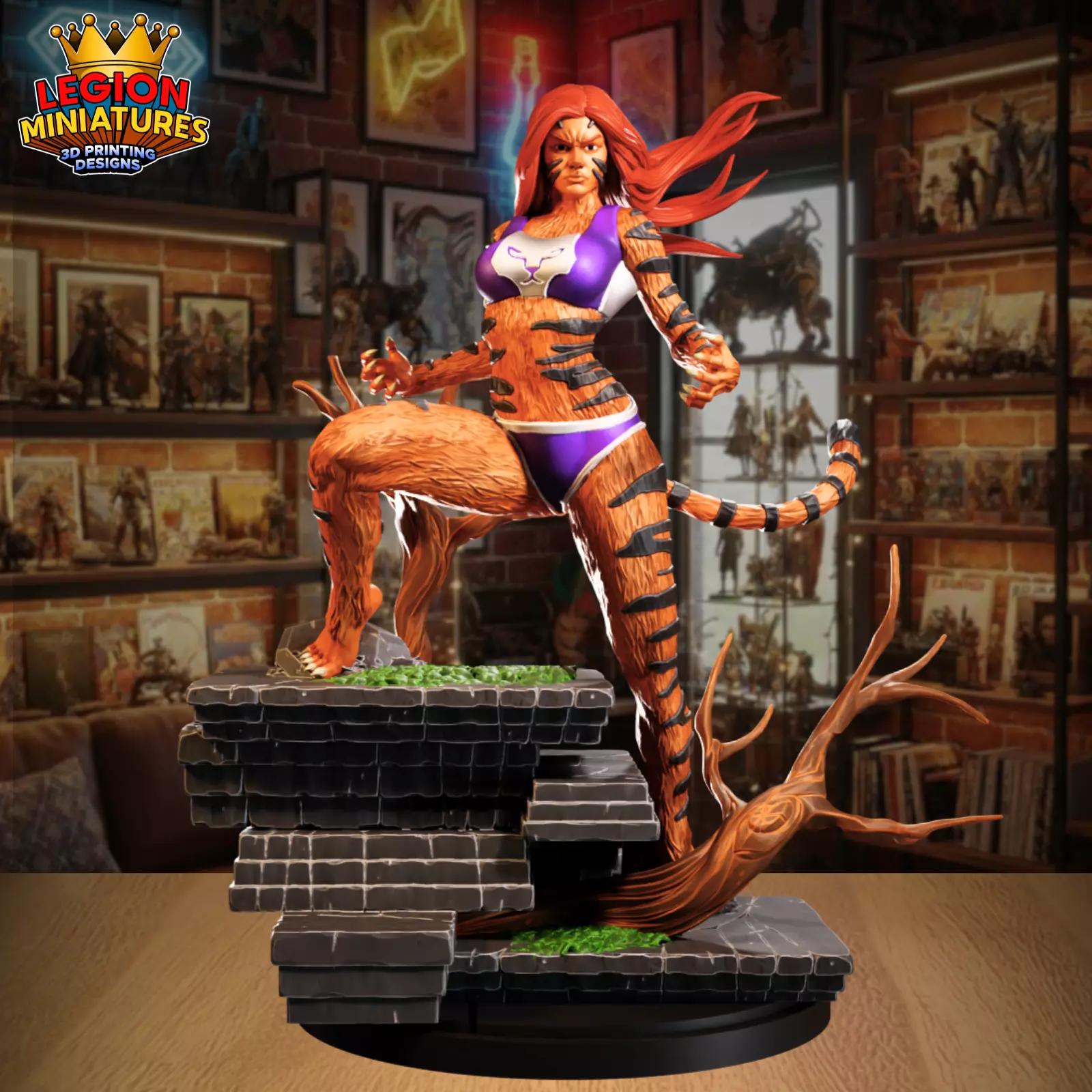Tigra 3D print model