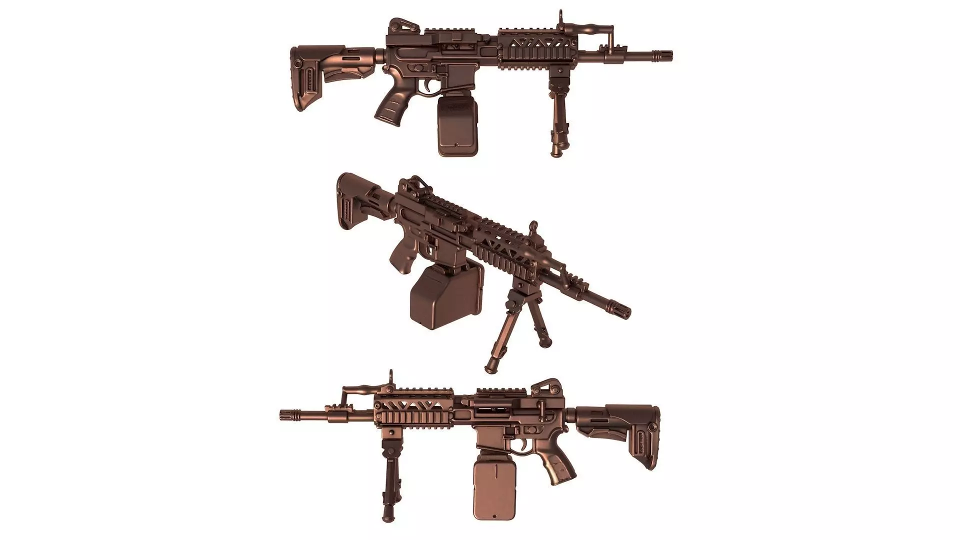 SAR 56 HMT - rifle 3D print model